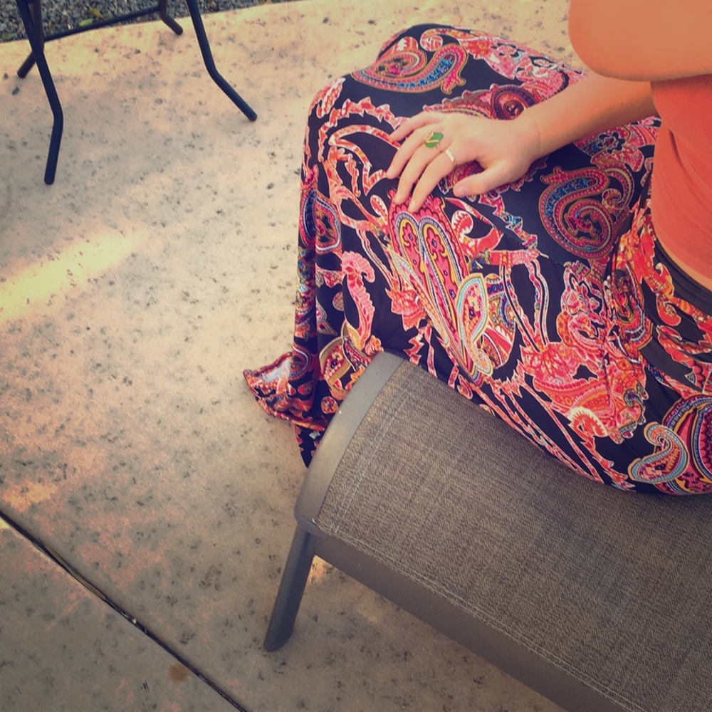 Maxi wrap dress